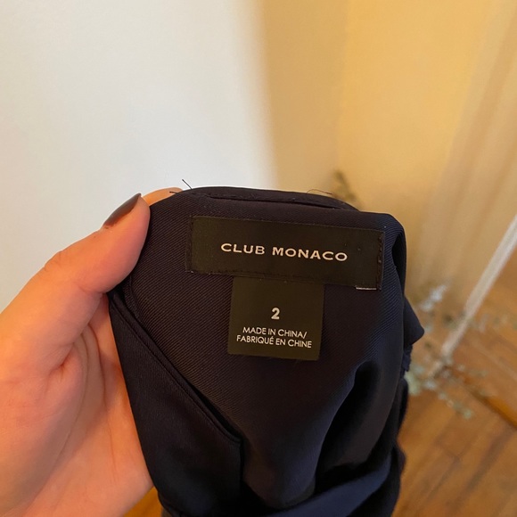 Club Monaco Twist Front Robe Dress - Picture 3 of 7